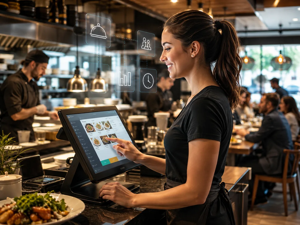 Imagen ilustrativa de restaurant-pos en uso