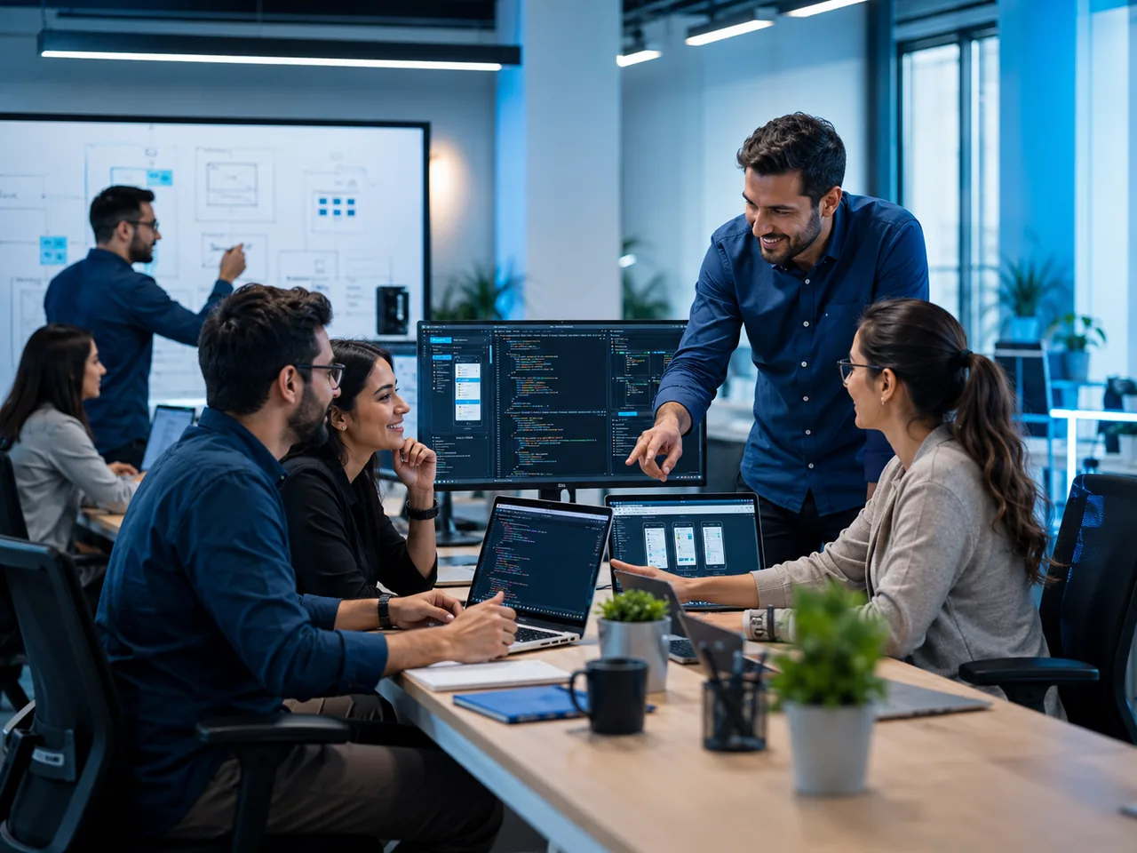 Imagen ilustrativa de equipo de ingeniería de software